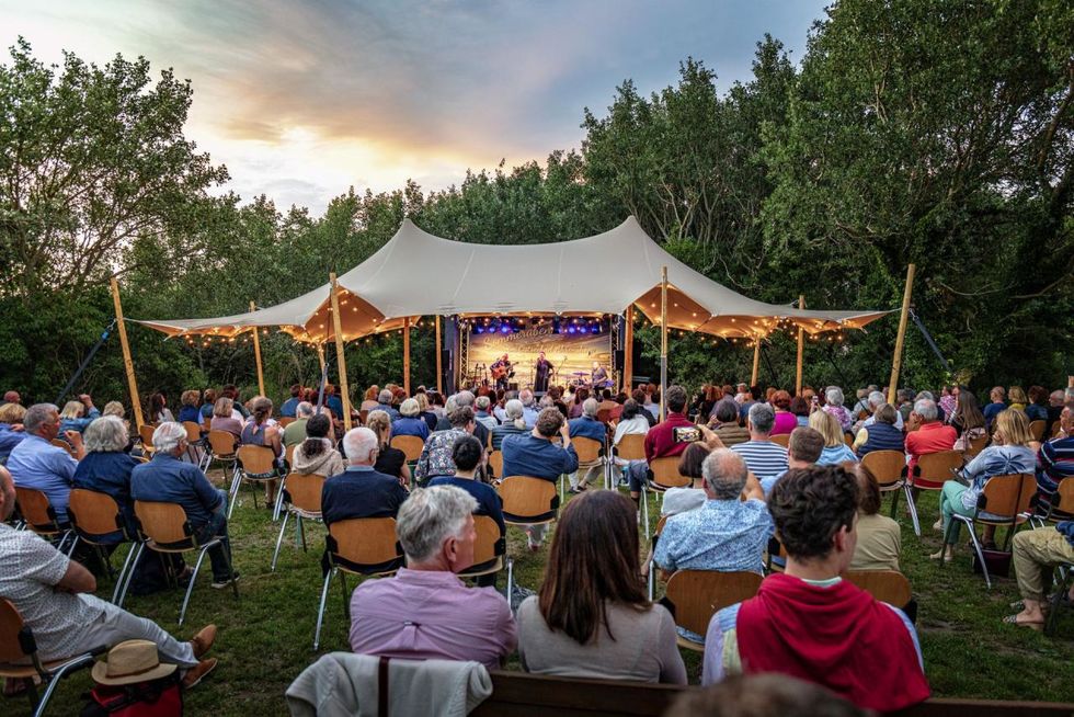 Evas Sommergarten beim Ahrenshooper Jazzfest 2021