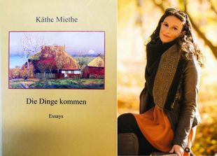 links: Buchcover "Die Dinge kommen"; rechts Solveig-Ulrika Crohn