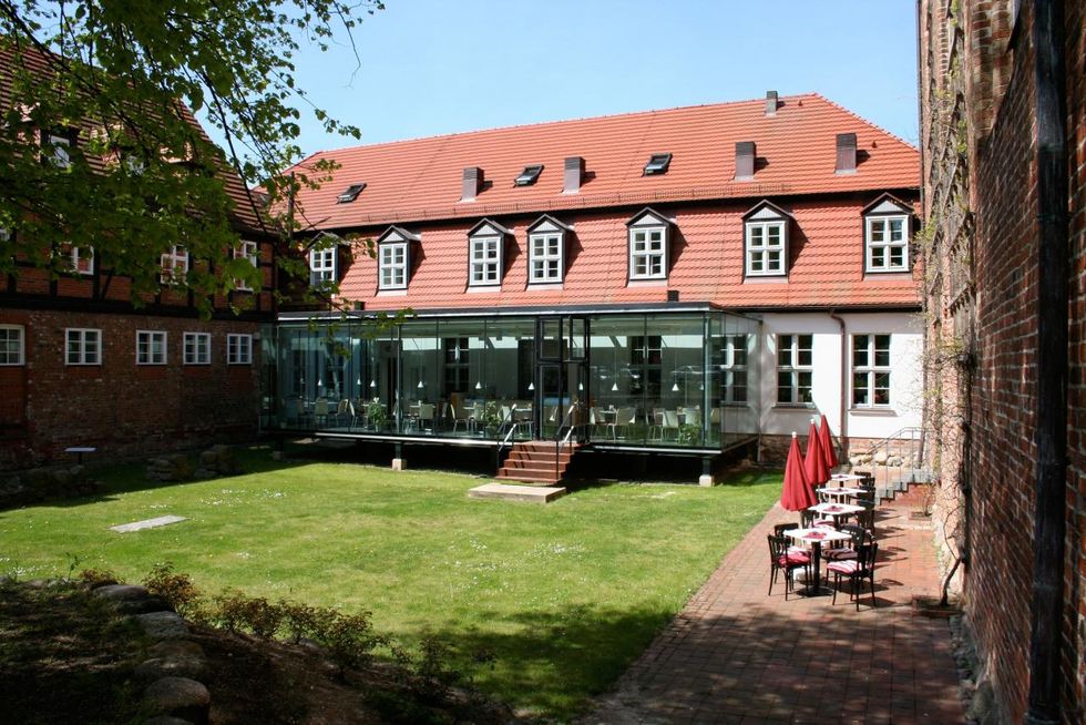 Blick in den Kloster Innenhof 